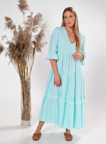 Louise maxi Linen dress