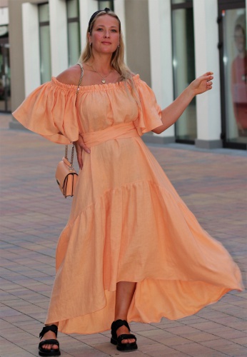 Josephine maxi Linen dress