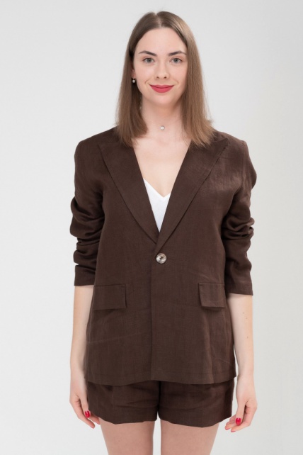 Barbara linen blazer