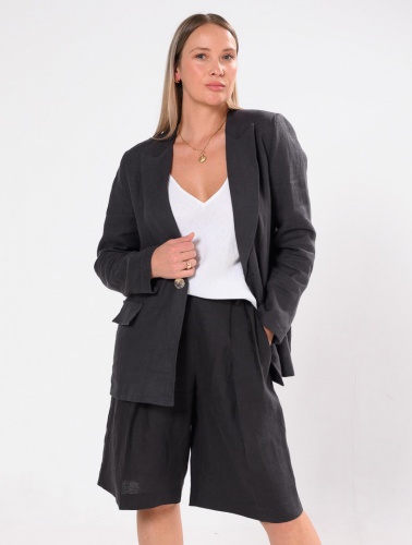 Barbara linen blazer