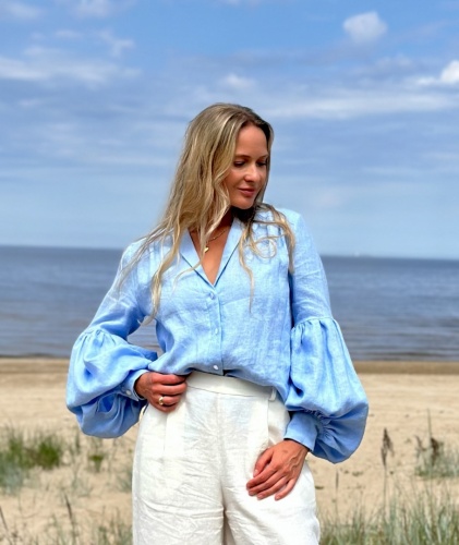 Linen blouse Kristina