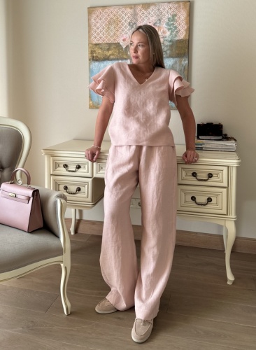 Lidia2 linen blouse